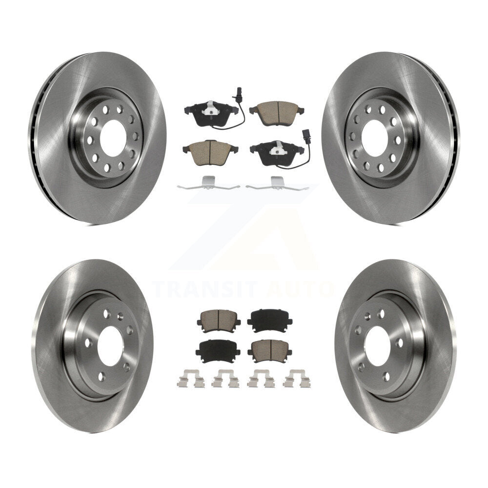 Kit de plaquettes en céramique pour Rotor de frein à disque avant et arrière, pour Audi A4 Quattro convertible 2009