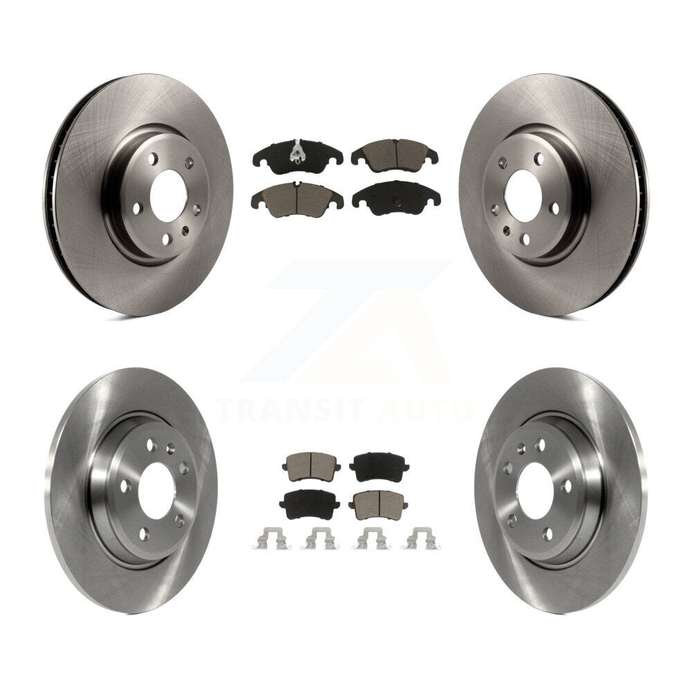 Rotors de frein à disque avant et arrière et Kit de plaquettes en céramique pour Audi Q5 A4 Quattro A5 allroa