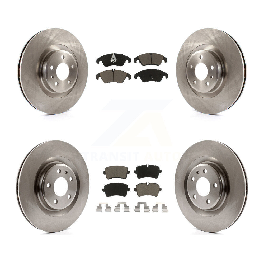 Kit de rotors de frein à disque avant et arrière et plaquettes en céramique pour Audi A6 Quattro A7