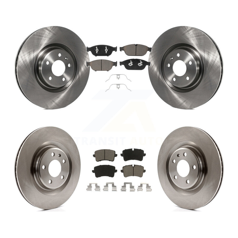 Kit de rotors de frein à disque avant et arrière et plaquettes en céramique pour Audi A6 Quattro A7