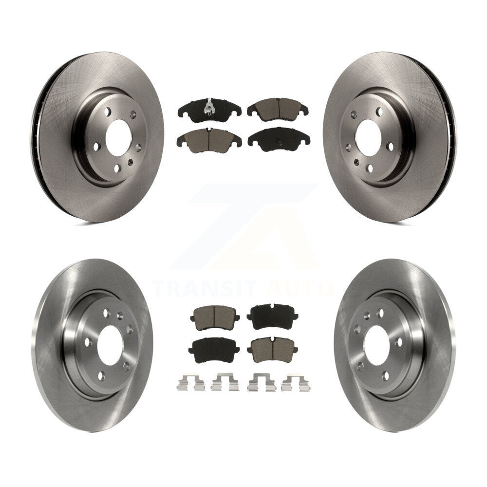 Kit de disques de frein à disque avant et arrière et plaquettes en céramique pour Audi A6 K8C-101070