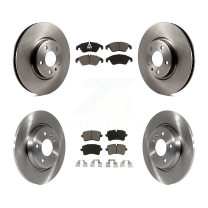 Kit de disques de frein à disque avant et arrière et plaquettes en céramique pour Audi A6 K8C-101070