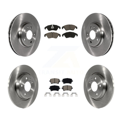 Kit de rotors de frein à disque avant et arrière et plaquettes en céramique pour Audi A4 allroad 2013
