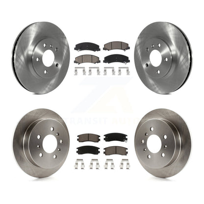 Rotor de frein à disque avant et arrière et Kit de plaquettes en céramique pour Chevrolet Impala Monte Carl