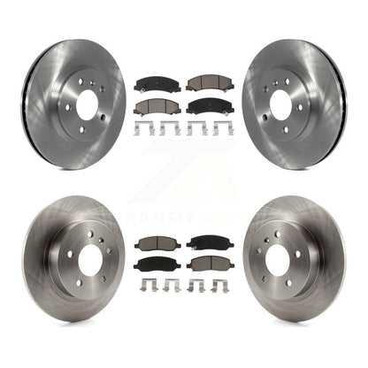Kit de rotors de frein à disque avant et arrière et plaquettes en céramique pour Buick Lucerne K8C-101075
