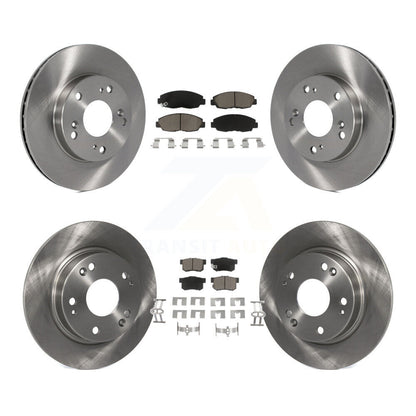 Kit de rotors de frein à disque avant et arrière et plaquettes en céramique pour Honda Civic K8C-101078