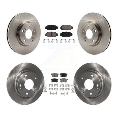 Kit de rotors de frein à disque avant et arrière et plaquettes en céramique pour Honda Civic Acura CSX
