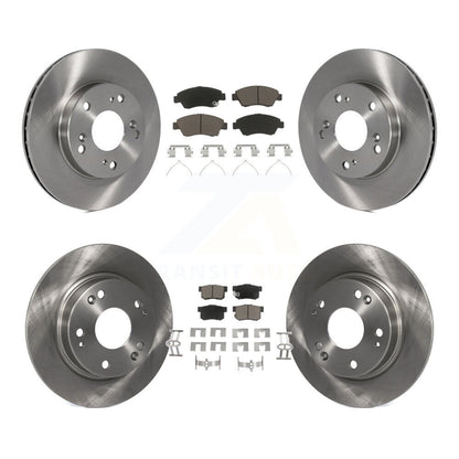 Kit de rotors de frein à disque avant et arrière et plaquettes en céramique pour Honda Civic K8C-101080