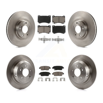 Kit de rotors de frein à disque avant et arrière et plaquettes en céramique pour Hyundai Genesis K8C-10108