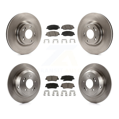 Kit de rotors de frein à disque avant et arrière et plaquettes en céramique pour Hyundai Genesis 3,8 l