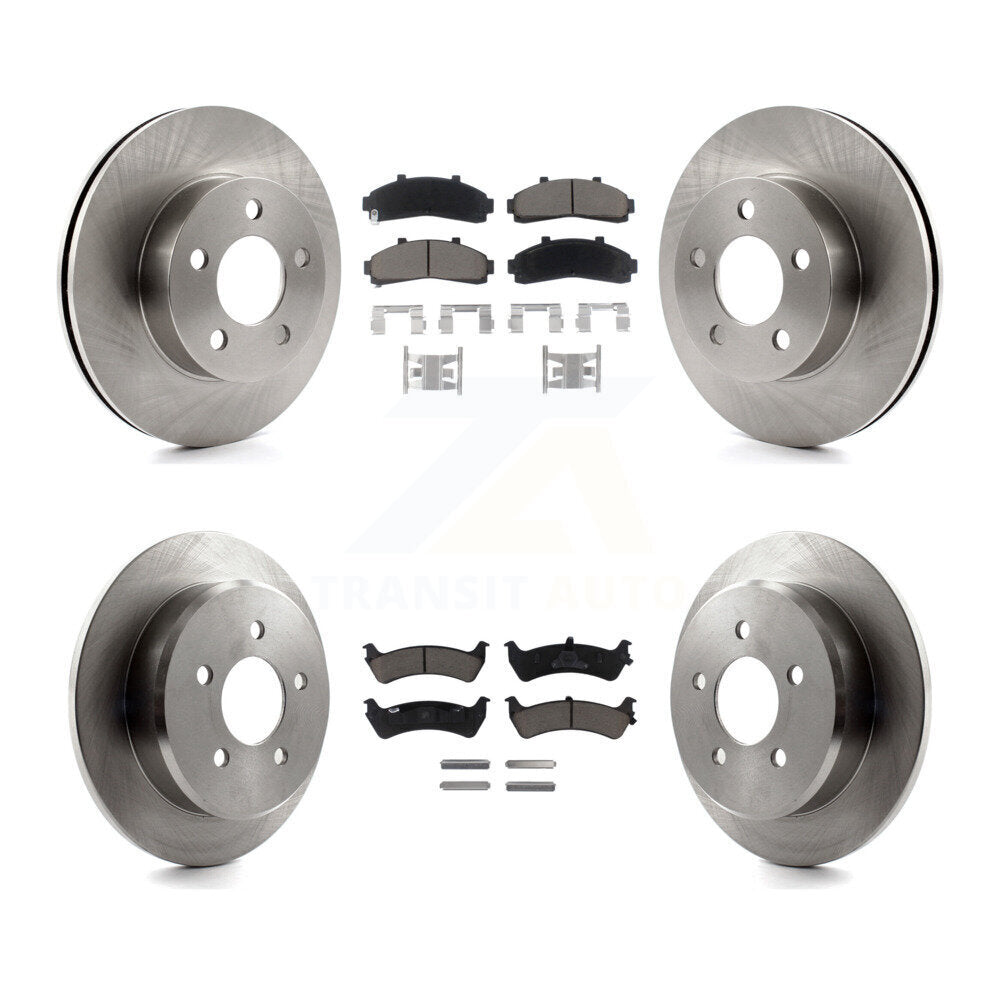 Kit de rotor de frein à disque avant et arrière et plaquettes en céramique pour Ford Ranger Explorer Mercur