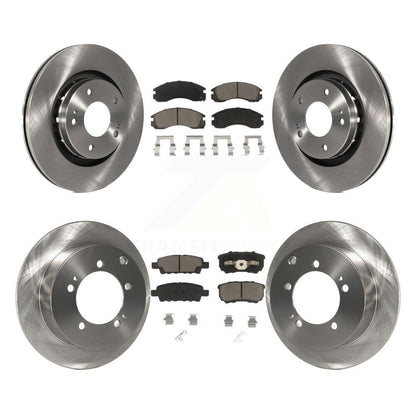 Rotor de frein à disque avant et arrière et Kit de plaquettes en céramique pour Mitsubishi Outlande 2005 – 2006