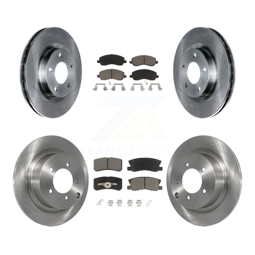 Kit de plaquettes de frein en céramique, Rotors avant et arrière, pour Jeep Mitsubishi Patriot Lancer Dodg