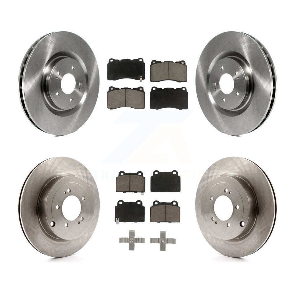Kit de rotors de frein à disque avant et arrière et plaquettes en céramique pour Mitsubishi Lancer