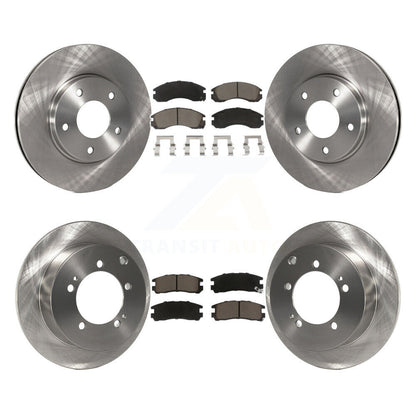 Kit de rotor de frein à disque avant et arrière et plaquettes en céramique pour Mitsubishi Eclipse 2000 3.0