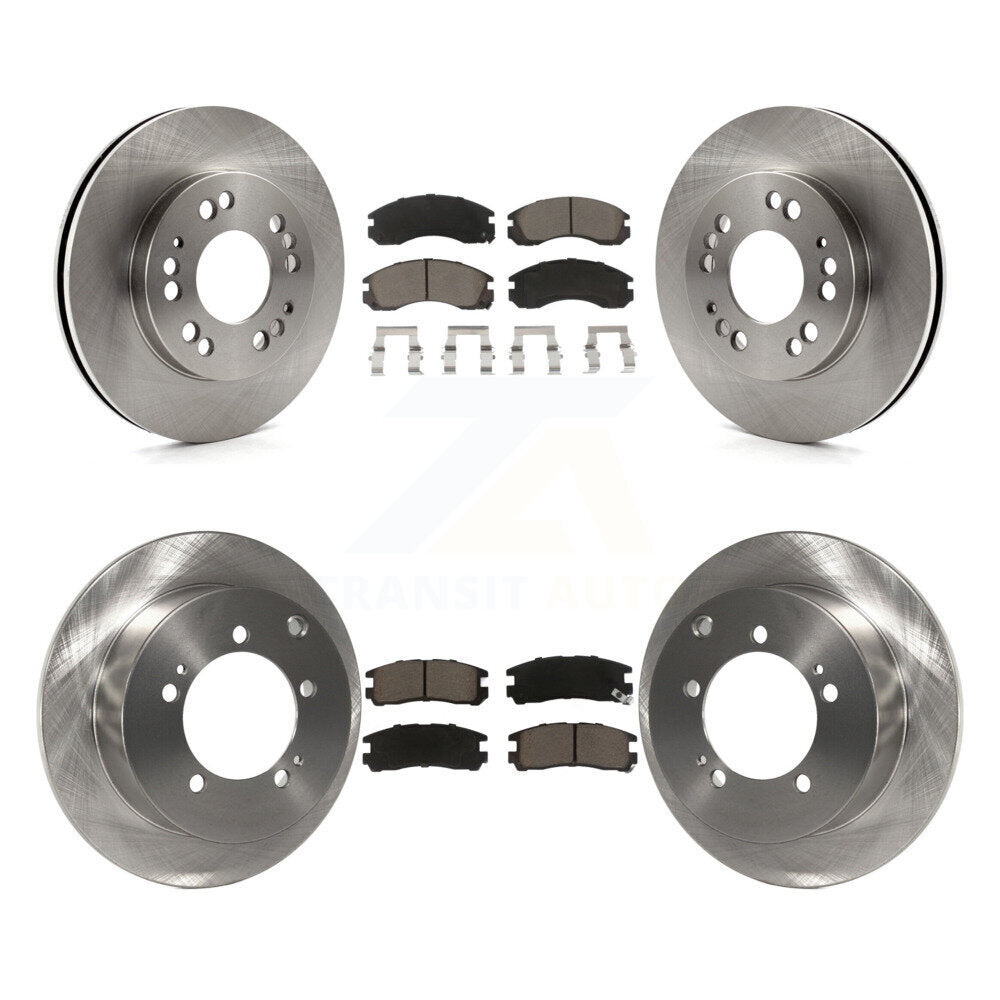 Kit de rotors de frein à disque avant et arrière et plaquettes en céramique pour Eagle Talon AWD 1998