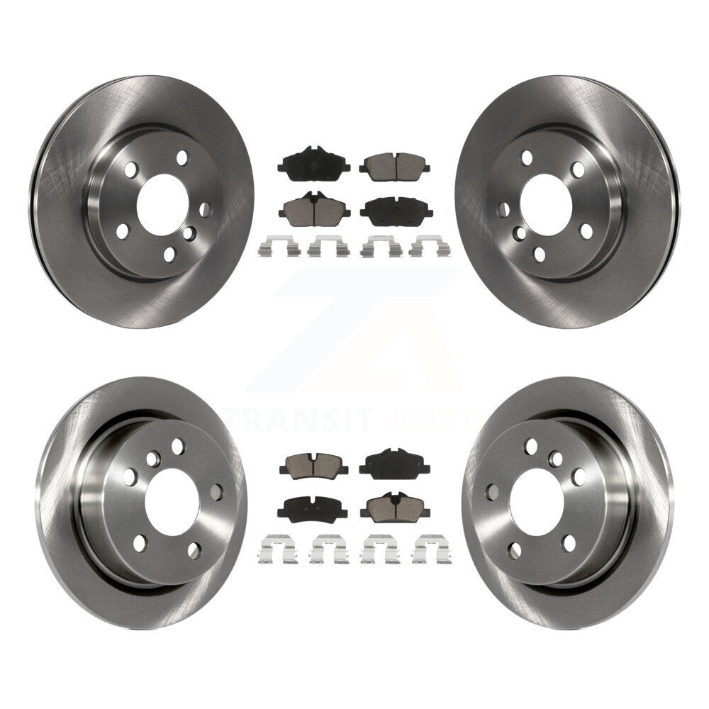 Kit de rotors de frein à disque avant et arrière et plaquettes en céramique pour Mini Cooper K8C-101105