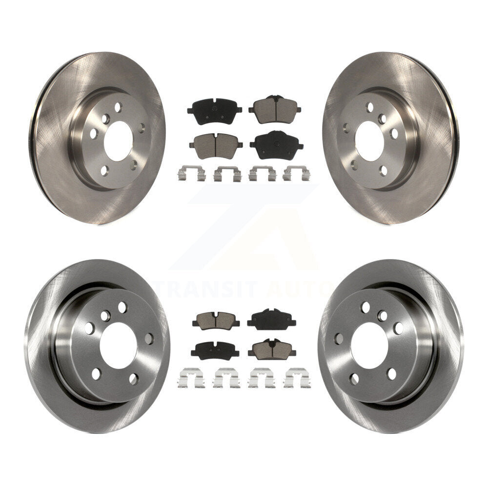 Kit de rotors de frein à disque avant et arrière et plaquettes en céramique pour Mini Cooper K8C-101106