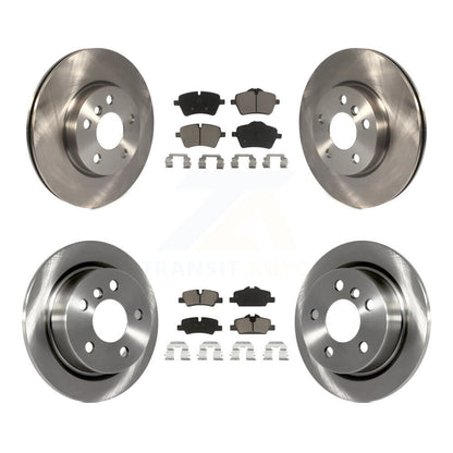 Kit de rotors de frein à disque avant et arrière et plaquettes en céramique pour Mini Cooper K8C-101106