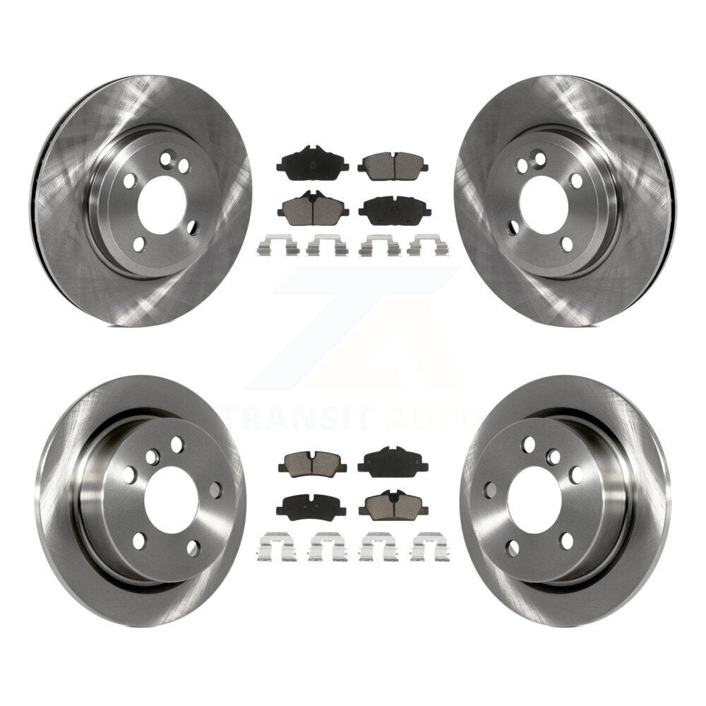Kit de rotors de frein à disque avant et arrière et plaquettes en céramique pour Mini Cooper 2015 2.0L/1.5