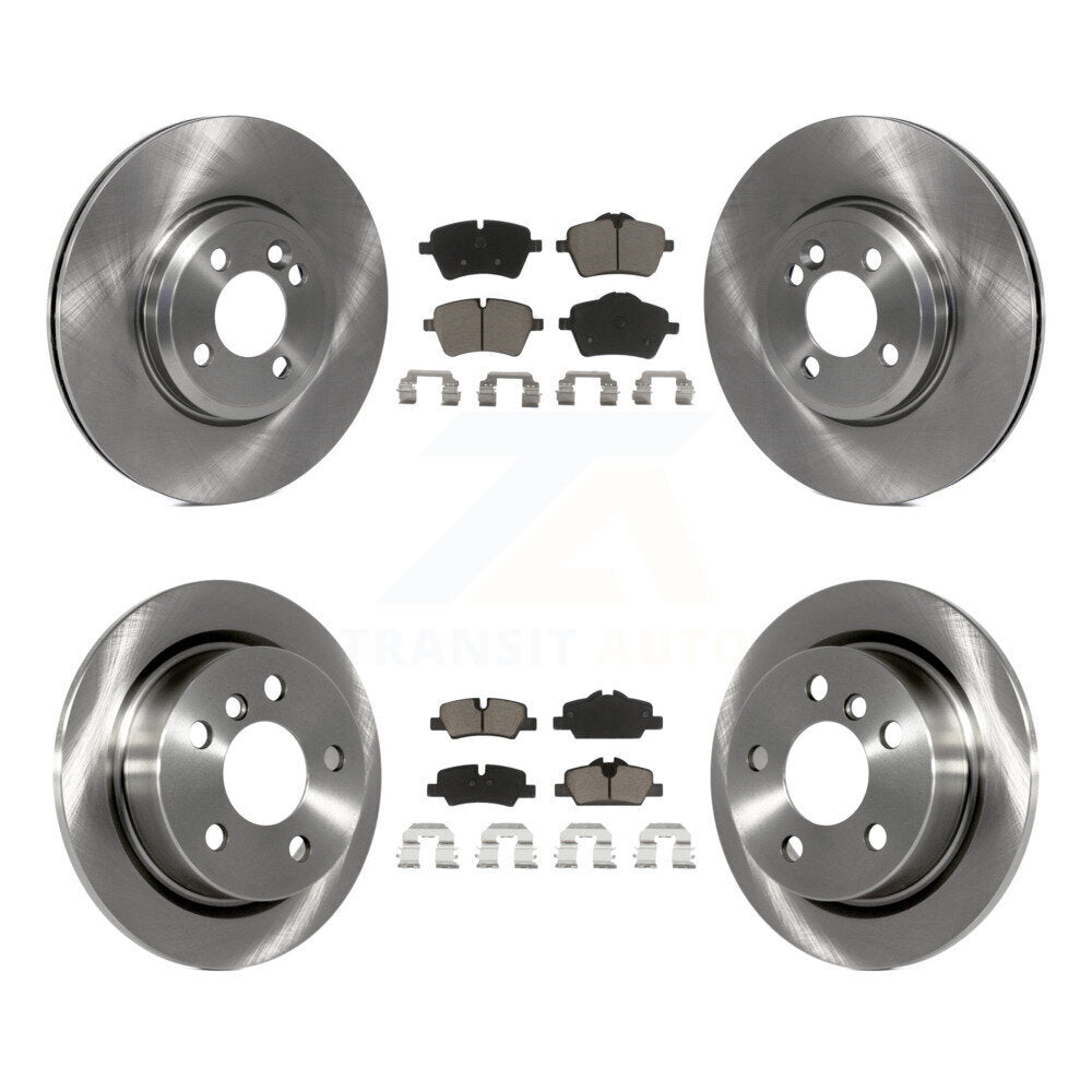 Kit de rotors de frein à disque avant et arrière et plaquettes en céramique pour Mini Cooper 2015 2.0L/1.5