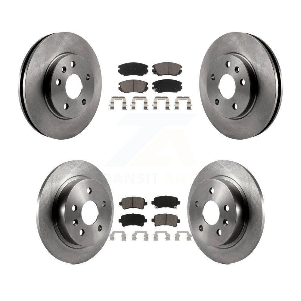 Kit de rotors de frein à disque avant et arrière et plaquettes en céramique pour Chevrolet Malibu Limited
