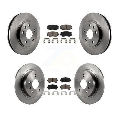 Kit de rotors de frein à disque avant et arrière et plaquettes en céramique pour Chevrolet Malibu Limited