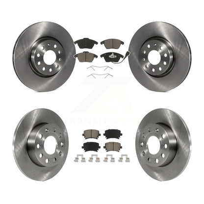 Kit de rotor de frein avant et arrière et plaquettes en céramique, pour Volkswagen Rabbit Audi A3 Quattr