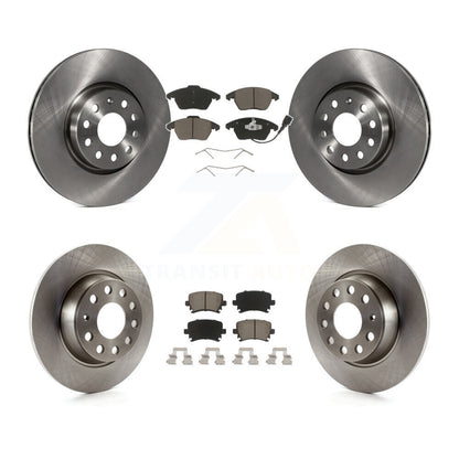 Kit de rotor de frein avant et arrière et plaquettes en céramique, pour Volkswagen GTI Passat Eos Audi A