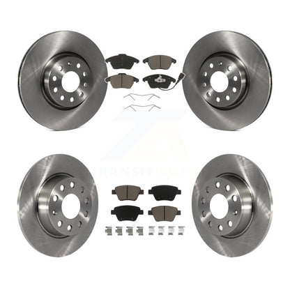 Kit de rotors de frein à disque avant et arrière et plaquettes en céramique pour Volkswagen Beetle GTI