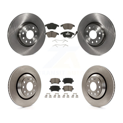 Kit de rotors de frein à disque avant et arrière et plaquettes en céramique pour Volkswagen Passat CC