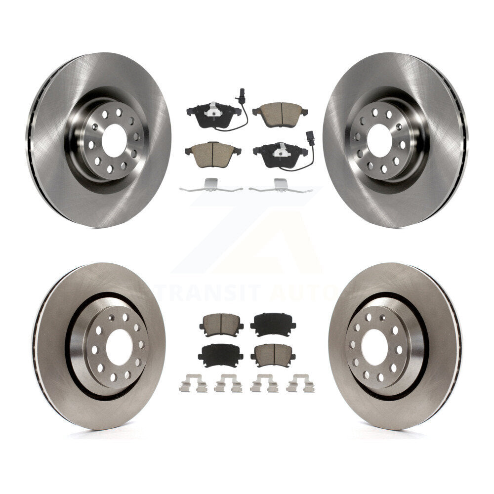 Kit de plaquettes de frein en céramique, Rotors de frein à disque avant et arrière, pour Volkswagen Passat CC Golf R R3