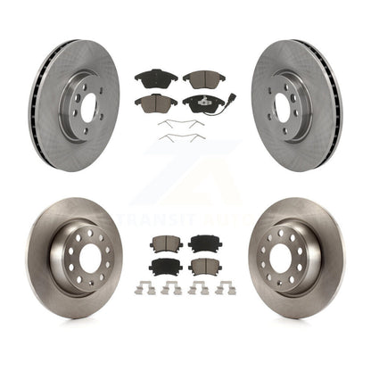 Kit de rotors de frein à disque avant et arrière et plaquettes en céramique pour Volkswagen CC K8C-101123