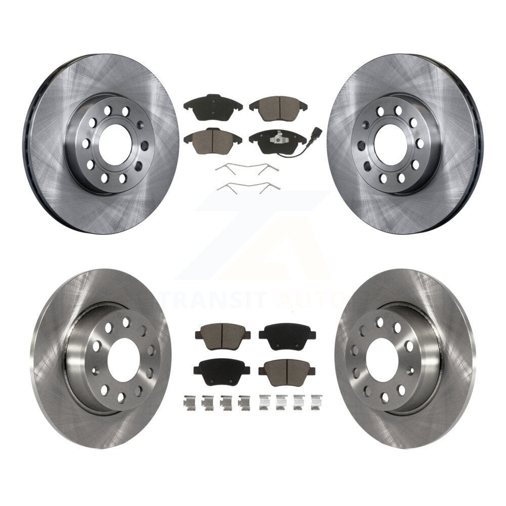 Kit de rotors de frein à disque avant et arrière et plaquettes en céramique pour Volkswagen Beetle