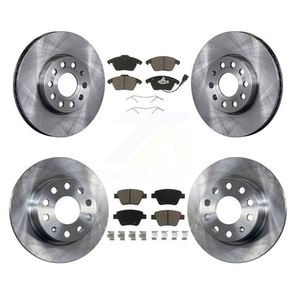 Kit de plaquettes de frein en céramique, Rotors avant et arrière, pour Volkswagen Jetta 2017 – 2018, 1,8 l/1,4