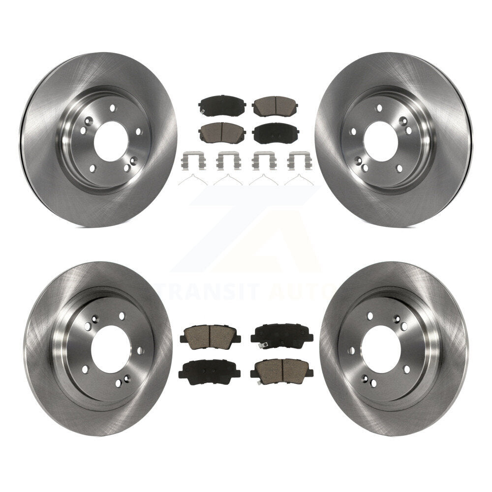 Kit de rotors de frein à disque avant et arrière et plaquettes en céramique pour Kia Optima K8C-101130