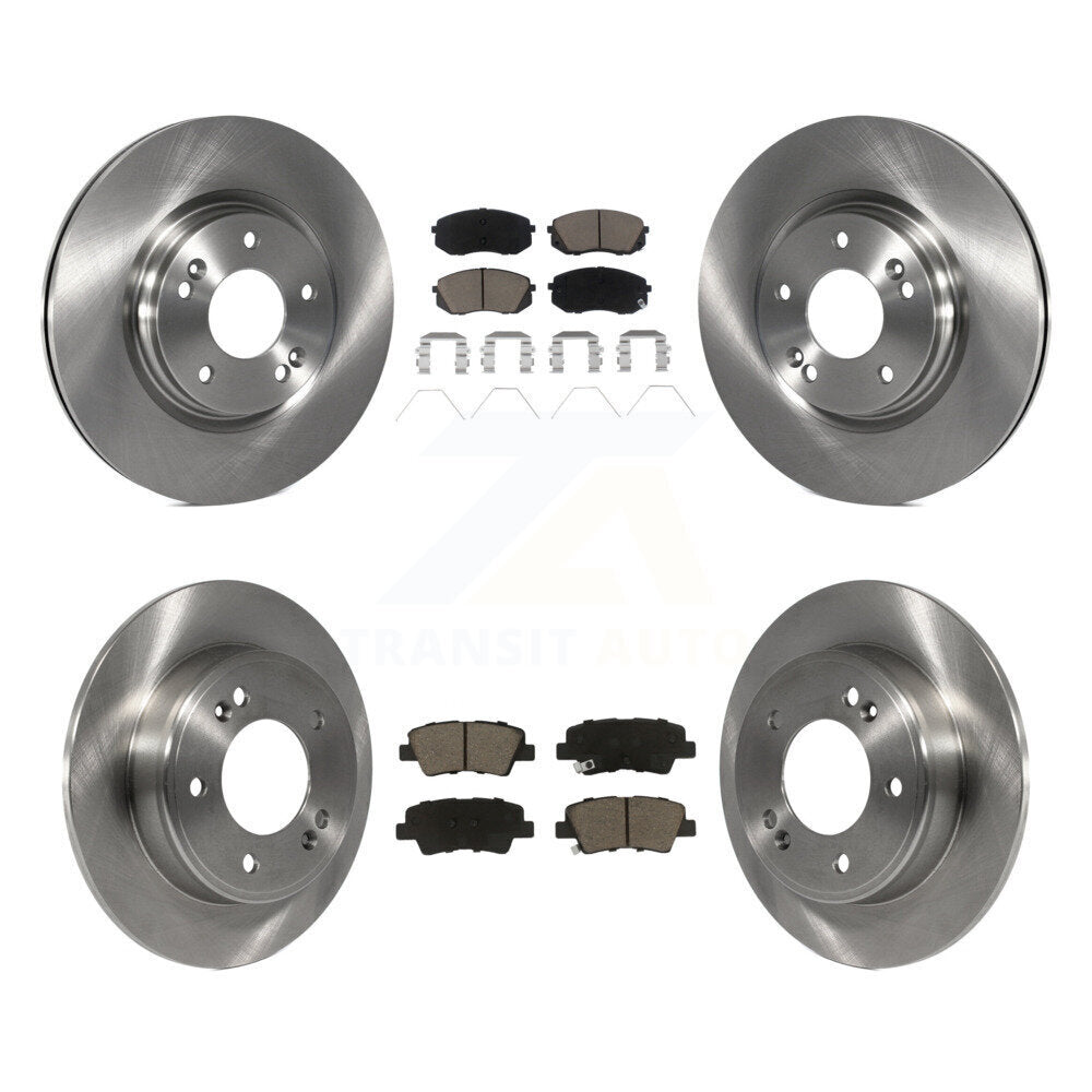 Kit de plaquettes en céramique pour Rotors de frein avant et arrière, pour Kia Forte5 avec stationnement manuel