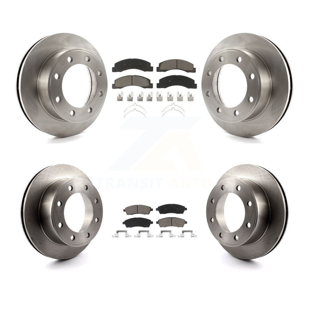 Kit de rotor de frein avant et arrière et plaquettes en céramique, pour Ford F-250 Super Duty Excursion 4W