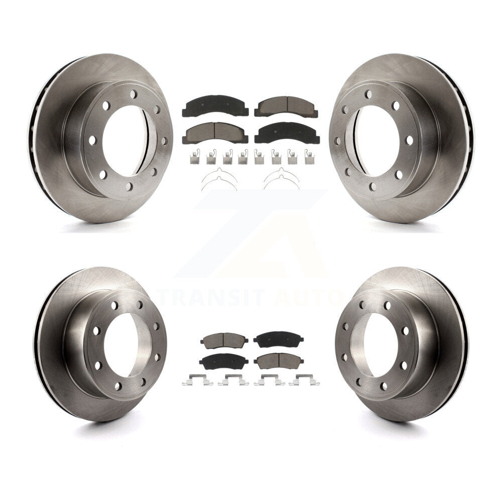 Kit de rotor de frein avant et arrière et plaquettes en céramique, pour Ford F-250 Super Duty Excursion 4W