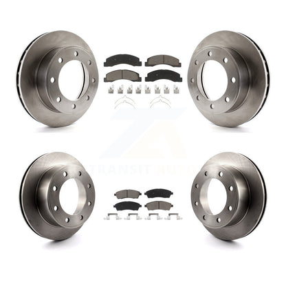 Kit de rotor de frein avant et arrière et plaquettes en céramique, pour Ford F-250 Super Duty Excursion 4W