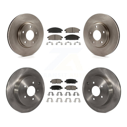 Kit de rotors de frein à disque avant et arrière et plaquettes en céramique pour Nissan Quest 2004-2009