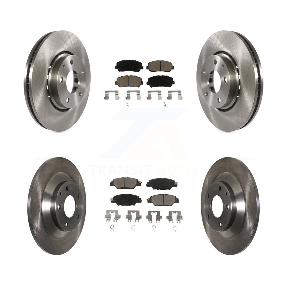Kit de rotors de frein à disque avant et arrière et plaquettes en céramique pour Mazda CX-5 K8C-101143