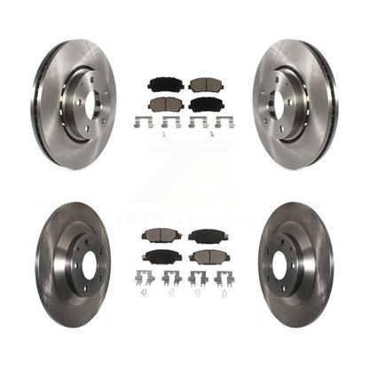 Kit de rotors de frein à disque avant et arrière et plaquettes en céramique pour Mazda CX-5 K8C-101143