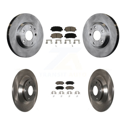 Kit de rotors de frein à disque avant et arrière et plaquettes en céramique pour Mazda CX-5 2013-2015