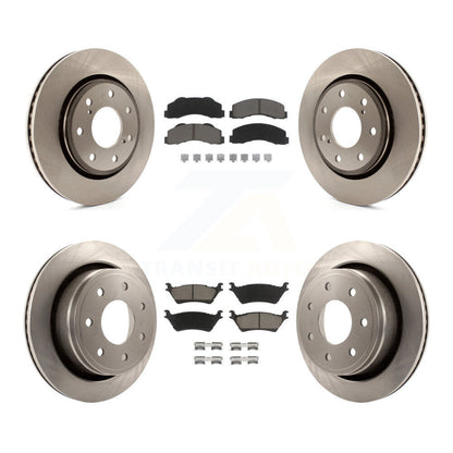 Kit de rotors de frein avant et arrière et plaquettes en céramique pour Ford F-150 12-14 avec roue à 7 écrous