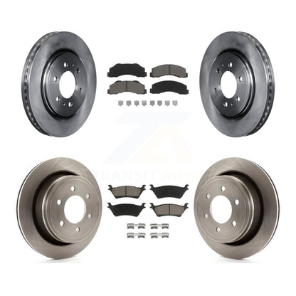Kit de rotors de frein à disque avant et arrière et plaquettes en céramique pour Ford F-150 K8C-101153