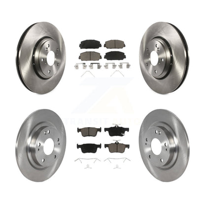 Kit de rotors de frein à disque avant et arrière et plaquettes en céramique pour Honda Civic K8C-101156
