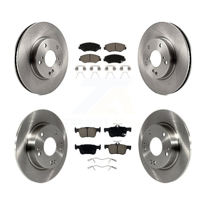 Kit de rotors de frein à disque avant et arrière et plaquettes en céramique pour Honda Civic K8C-101157