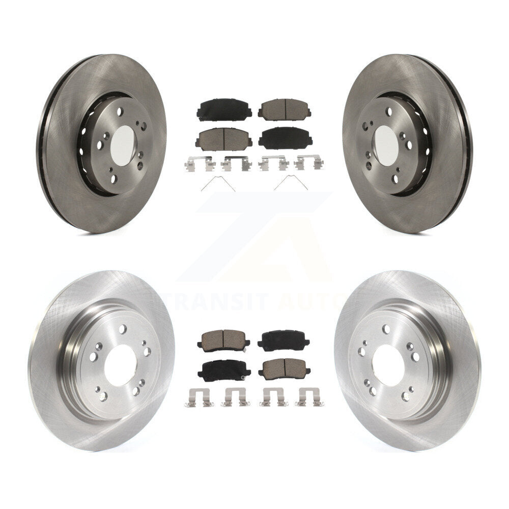 Kit de rotors de frein à disque avant et arrière et plaquettes en céramique pour Acura RLX K8C-101160