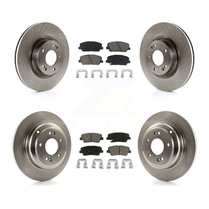 Kit de rotors de frein à disque avant et arrière et plaquettes en céramique pour Hyundai Genesis Coupé